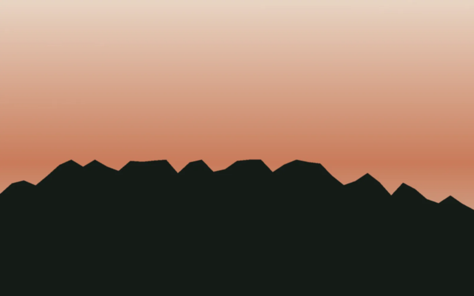 Morgenrot-Stimmung — warmes Rosé über Nebel