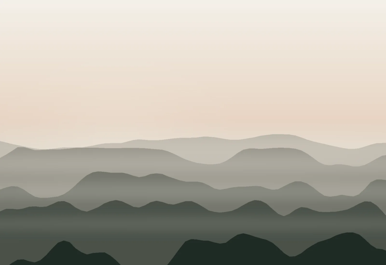 Helle Morgenstimmung über Nebelketten — Lichtstimmung der Firnsuite